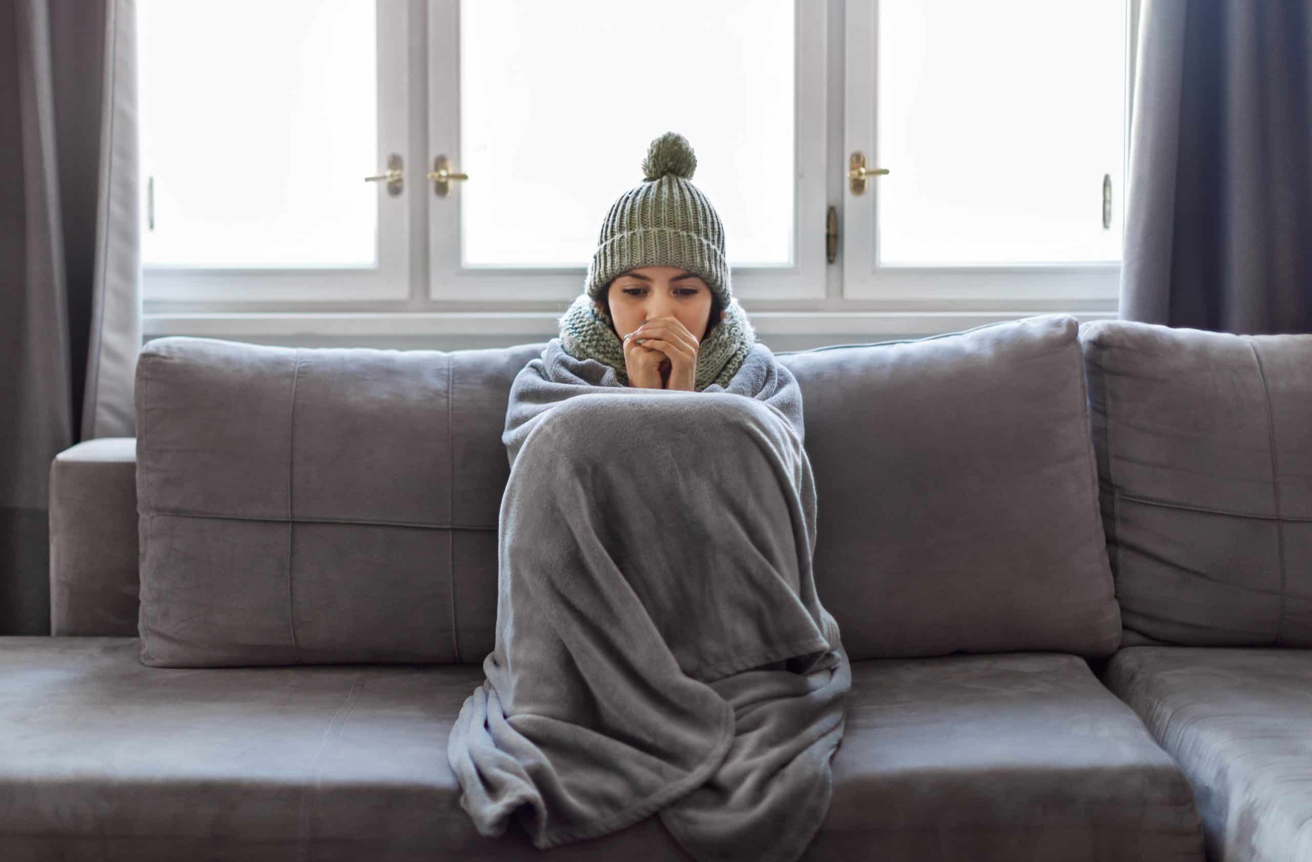 avere freddo a 20 °C in casa
